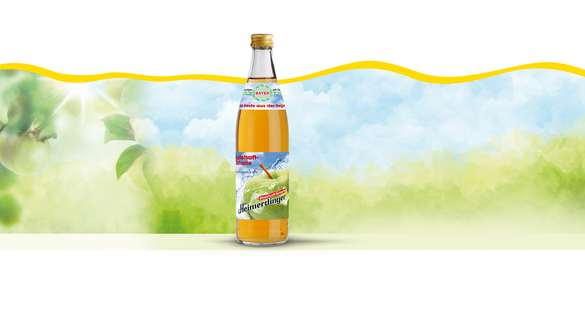 direktsaft apfel naturtrueb heimerdinger